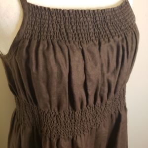 Brown Linen Dress - Calvin Klein